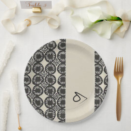 Anspruchsvolle Luxuskaribik Pappteller