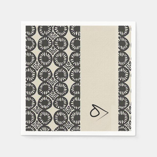 Anspruchsvolle Luxuskaribik Serviette (Vorderseite)