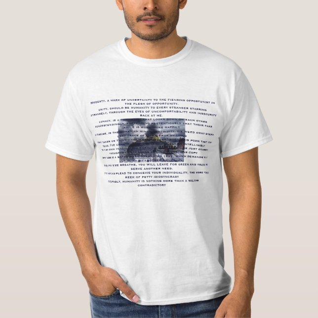 Anspruchsvolle Verneinung T-Shirt (Vorderseite)