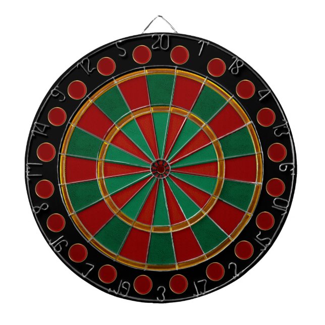 Anspruchsvolle Weihnachten (Dartboard) Dartscheibe (vorne)