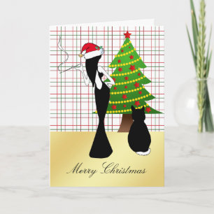 Anspruchsvolle Weihnachtskarte Feiertagskarte