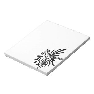 Anspruchsvoller Fleur Notizblock