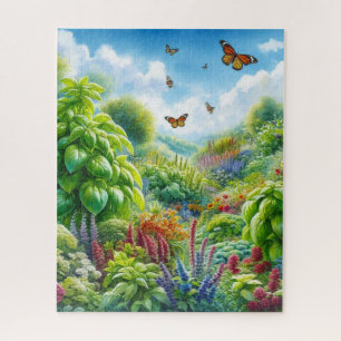 Anspruchsvolles 520-Teile-Puzzle Kräutergarten