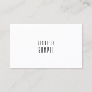 Anspruchsvolles, modernes Minimalistisches Design  Visitenkarte