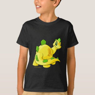 Anstarren von gelbem Chomby T-Shirt