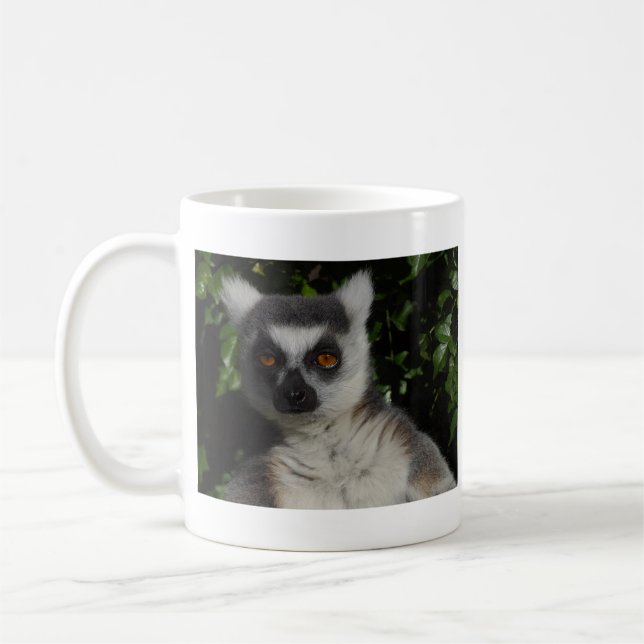 AnstarrenLemur Kaffeetasse (Links)