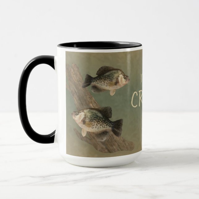 Anstatt Crappie Fishing Tasse (Links)