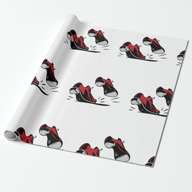 Anstechend Tanzschuhe Geschenkpapier (Ungerollt)