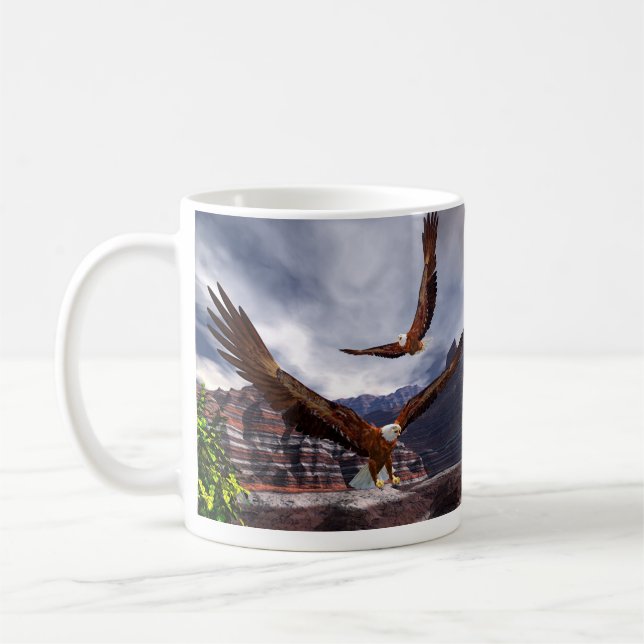 Ansteigen Kaffeetasse (Links)