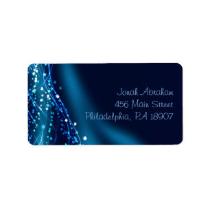 Ansteigender Tauben-Schläger-Bar Mitzvah Adressaufkleber