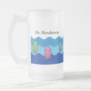 Anstieg der Trilobiten - prähistorisches Tier Mattglas Bierglas