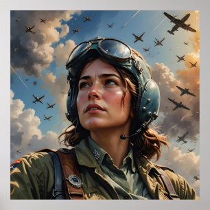 Anstieg des Aviators Poster