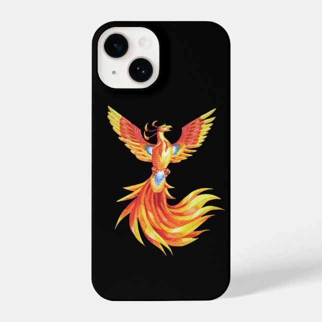 Anstieg von Pheonix iPhone 14 Hülle (Rückseite)