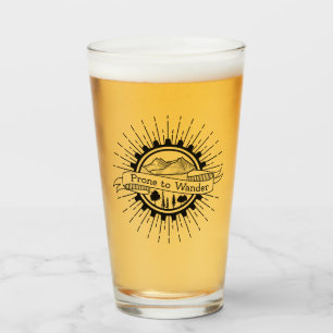 Anstoß zu Wander Traveller Adventure-Geschenk Glas