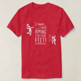 "Anstrebend Ihre Füße" lustiges Pickleball Shirt