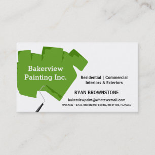 Anstreicher Pro Painting Company Visitenkarte