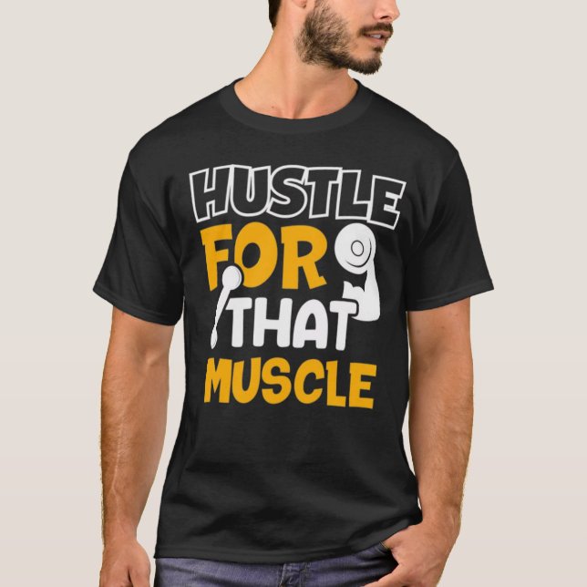 Anstrengung für diesen Muskel-T - Shirt (Vorderseite)