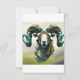 Anstrich Dankeskarte