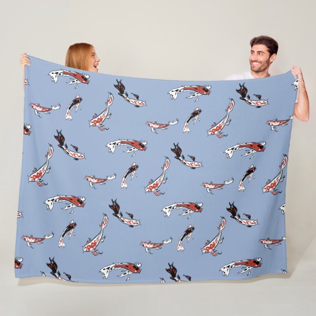 Anstrich Koi Schwimmen im Teich Fleecedecke (Beispiel)