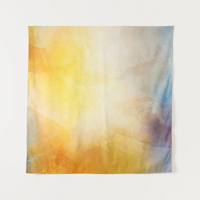 Anstrich von Aquarellfarbenpapier Wandteppich (Vorderseite)