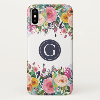 Anstrichene Bläschen Personalisiert Initial iPhone Case-Mate iPhone Hülle