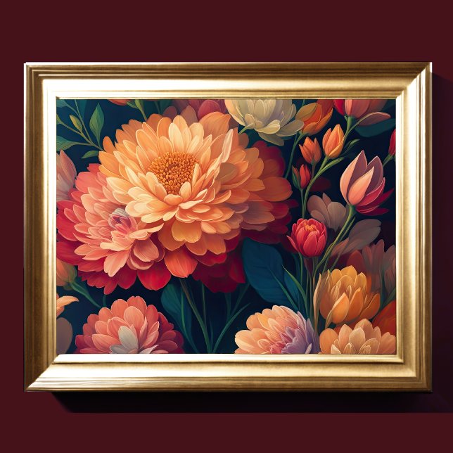 Anstrichene Blume Fett 4:3 Poster (Von Creator hochgeladen)