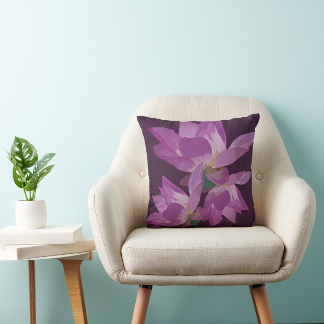 Anstrichene Blume Kissen (Stuhl )