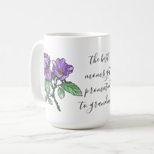 Anstrichene Blume, zum ersten Mal Oma Kaffeetasse