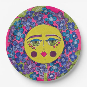 Anstrichene Hydrangea Flower Girl Paper Teller