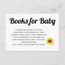 Anstrichene Sonnenblumenbücher für Baby