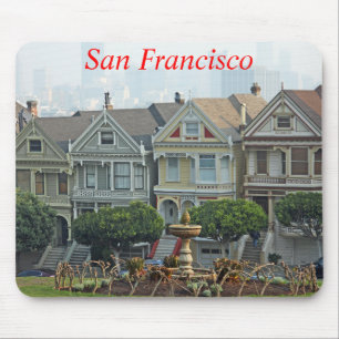 Anstrichfarbene Damen, San Francisco, Kalifornien Mousepad