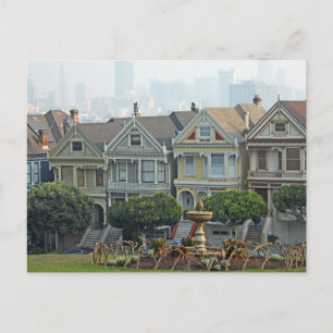 Anstrichfarbene Damen, San Francisco, Kalifornien Postkarte