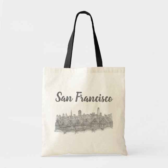 Anstrichfarbene Damen, San Francisco, Vereinigte S Tragetasche (Vorne)