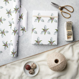 Anstrichtes Wildblume-Wrapping-Papier für Trillium Geschenkpapier