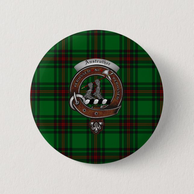 Anstruther-Clan-Abzeichen-Knöpfe Button (Vorderseite)