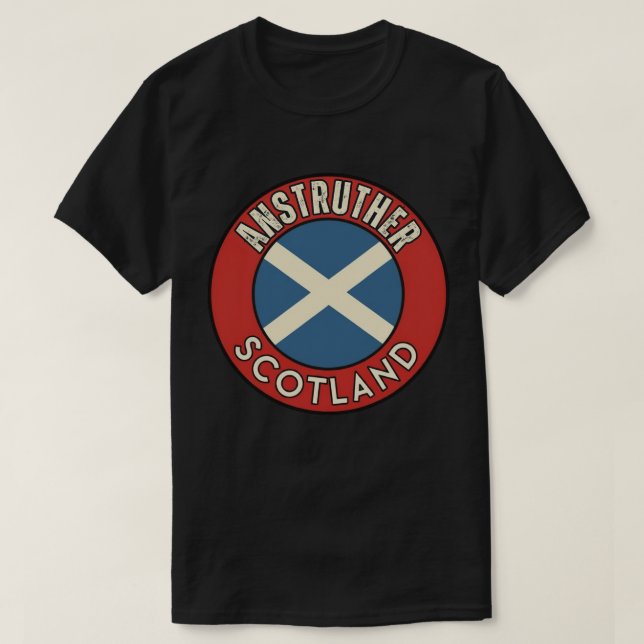 Anstruther, Schottland T-Shirt (Design vorne)