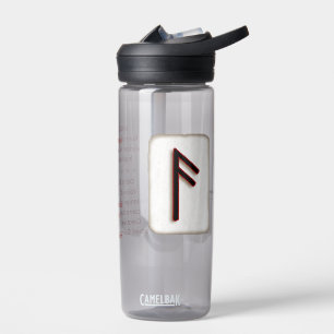 Ansuz "Weisheit" Runenstein Trinkflasche
