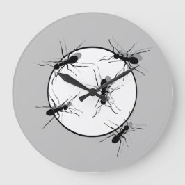 Ant Circle. Freundschaftszirkel Große Wanduhr