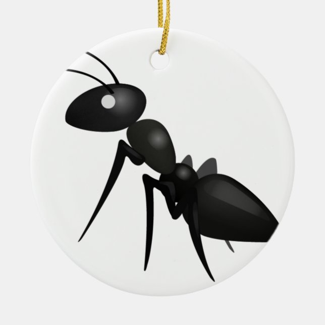 Ant - Emoji Keramik Ornament (Vorne)