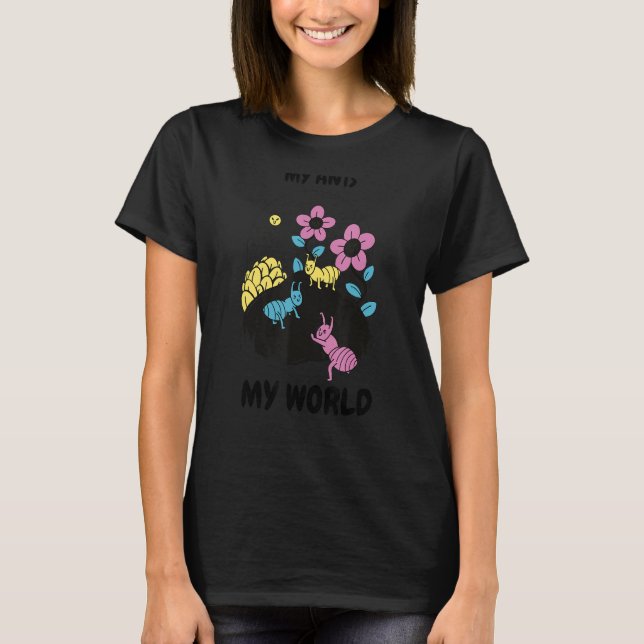 Ant farm ant outfit Formicarium ant Liebhaber T-Shirt (Vorderseite)