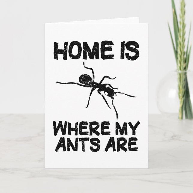 Ant Farm Ants Behaltend Insekten Funny Quote Gesch Karte (Vorderseite)