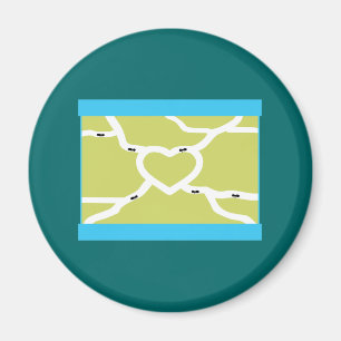 Ant Farm Liebe Magnet