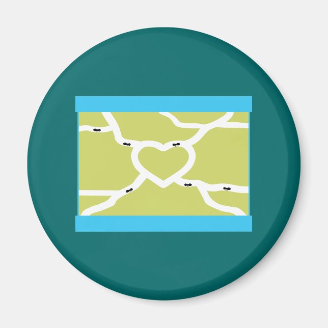 Ant Farm Liebe Magnet (Vorne)