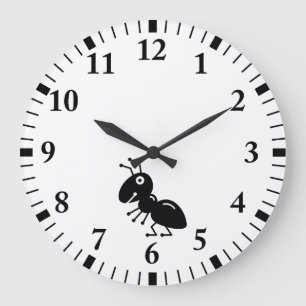 Ant Große Wanduhr