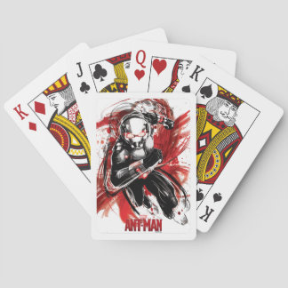 Ant-Man Brush Strokes laufen grafisch Spielkarten