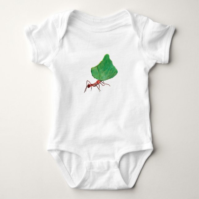 Ant mit einem großen Baby Strampler (Vorderseite)