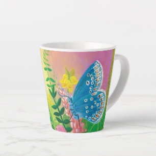 Ant, Schnecke und Chapman's blauer Schmetterling K Milchtasse