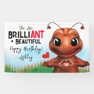 Ant Sign Language Brilliant Kindergeburtstag Banner