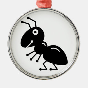 Ant Silbernes Ornament