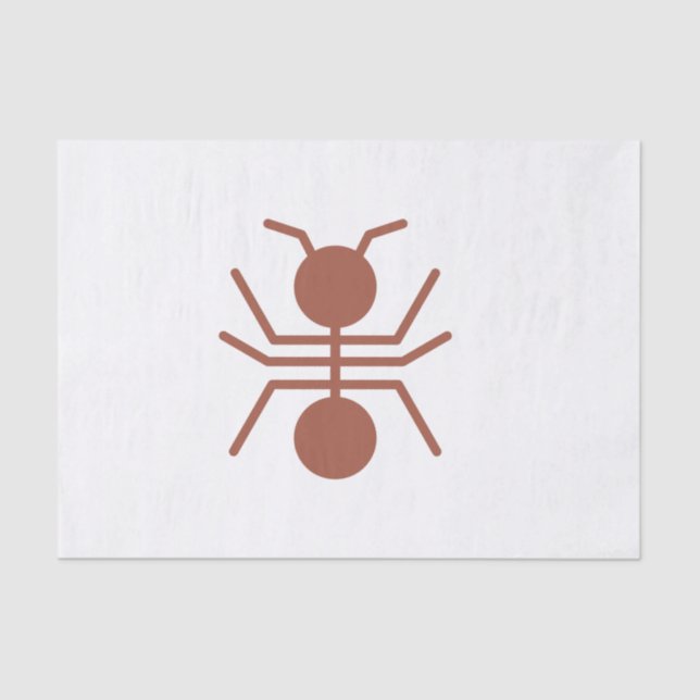 Ant Tissue Paper Seidenpapier (Vorderseite)